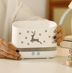 Elk Flame Essential Oil Diffuser & Humidifier – Realistic Flame Effect Night Light