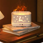 Elk Flame Essential Oil Diffuser & Humidifier – Realistic Flame Effect Night Light